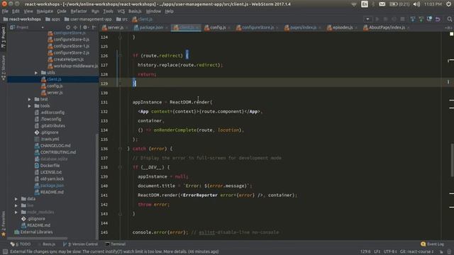 React Workshops 08: How to setup Server Side Rendering using React смотреть онлайн