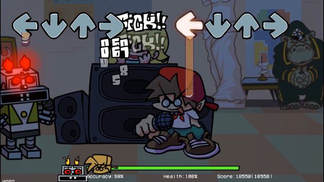 FNF Soviet Cartoons - Phonker  Angry  Robotic Bunny