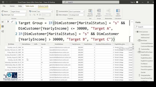 ? Power BI: Using DAX IF in Power Query Editor For Better Performance смотреть онлайн
