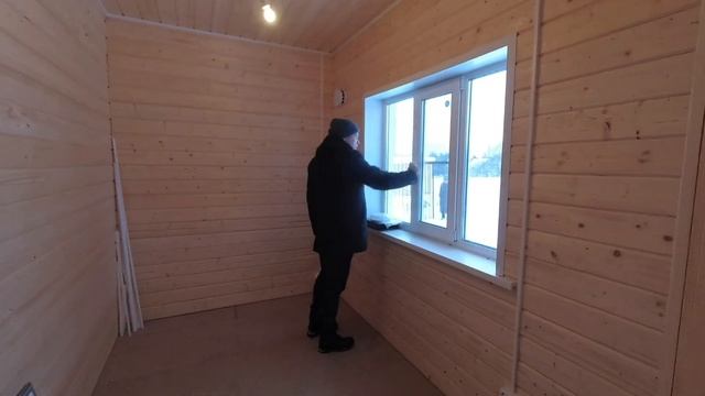 Популярный одноэтажный дом 6х9 - Гербера 3 дер Кузнецово, Клинский район смотреть онлайн