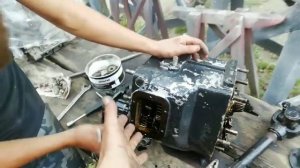 Ремонт коробки минитрактора амжк-8