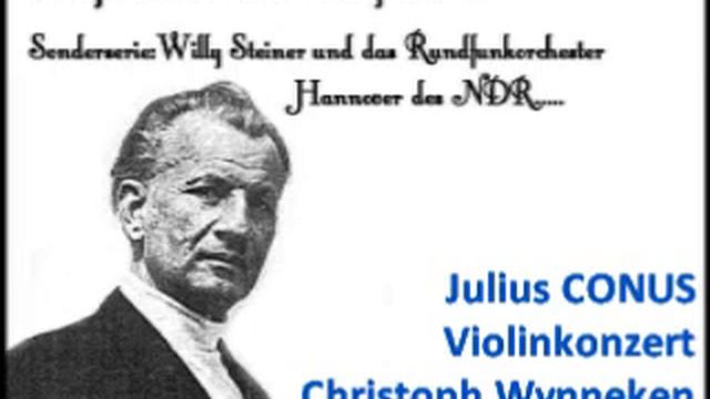 Conus, Julius - Violin Concerto in E minor (in one movement) (1896) смотреть онлайн