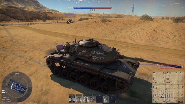 War Thunder : Tank : M60A1(AOS) ครึ่งๆกลางๆ смотреть онлайн