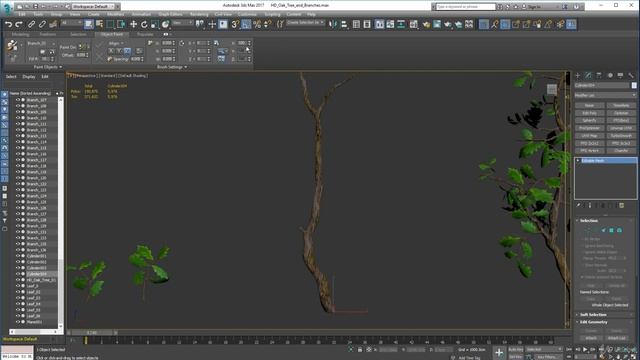 9 Making Large Tree Branches Using Object Paint смотреть онлайн