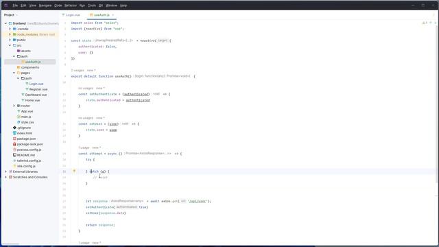09. Write useAuth functions смотреть онлайн