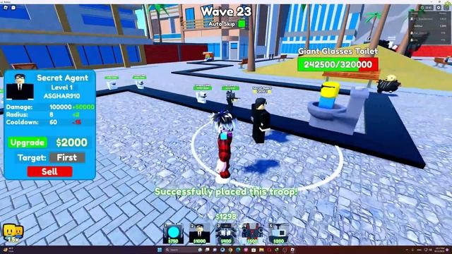 Roblox Toilet Tower Defense New Update PALM Toilet Map is Insane Skibidi Toilet Episode 62 смотреть онлайн