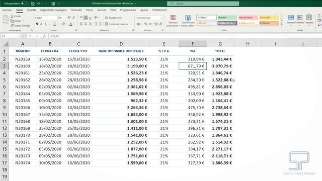 ELIMINAR Fórmulas Y DEJAR Valores  En Excel ✅ [[ 2 Métodos ]]