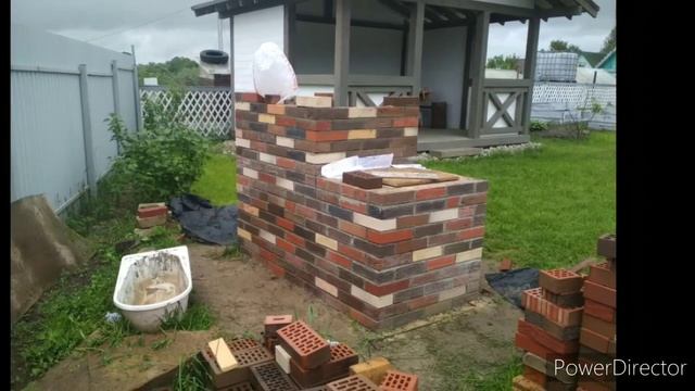 У дачный Мангал , барбекю с казаном из кирпича своими руками смотреть онлайн