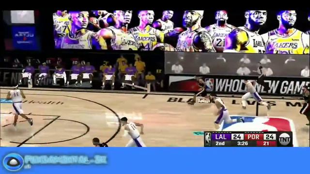 Lakers Vs Portland (Nba2kLiveV3 Gameplay) смотреть онлайн