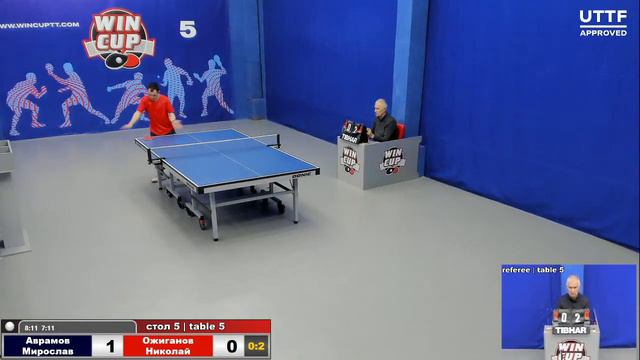 11:00 Аврамов Мирослав 1-3 Ожиганов Николай стол 5 ЮГ-2   21.01.21