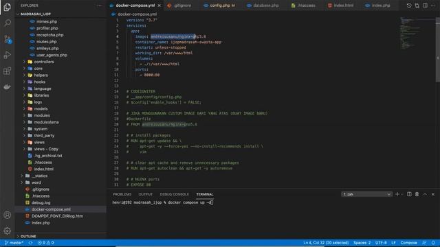 Konfigurasi Laravel + Docker untuk pengembangan aplikasi смотреть онлайн
