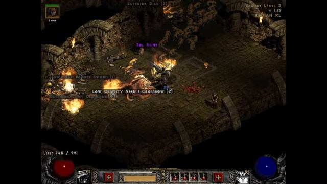Diablo II - Median XL - Episode 28 - The Sewers Level 2 смотреть онлайн