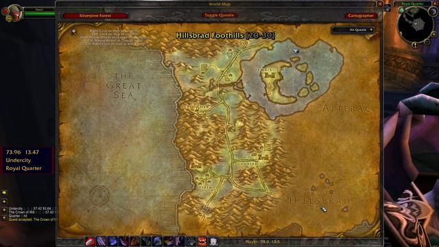 The Crown of Will Quest WoW Classic (Melisara location)