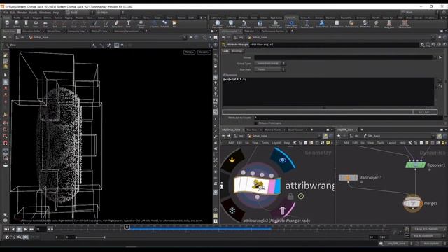Мастер-класс: создание разлета апельсинового сока с помощью flip solver в houdini смотреть онлайн
