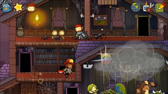 Scribblenauts Unlimimted Walkthrough Grave Manor смотреть онлайн