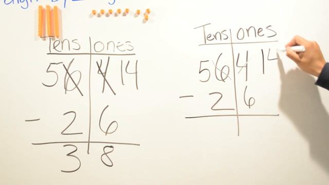 2 digit by 2 digit subtraction with regrouping (2nd grade) смотреть онлайн
