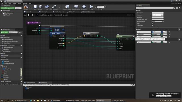 Bubble sort For Unreal Engine BluePrint Version смотреть онлайн