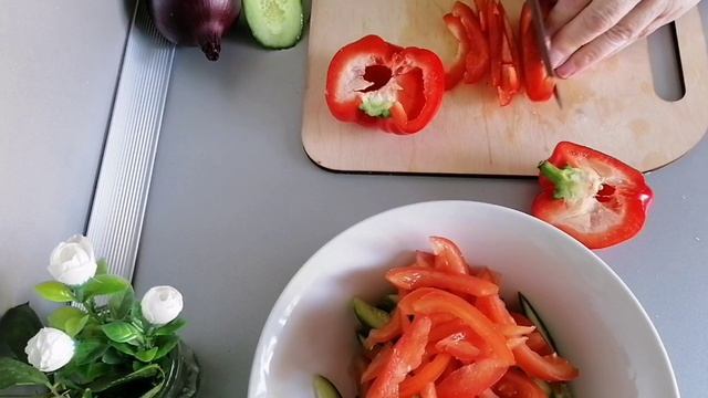 Салат Моё весеннее настроение.