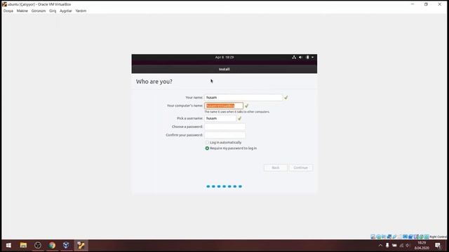 Oracle VM VirtualBox Sanal Makine ve Ubuntu19.10 Kurulumu смотреть онлайн