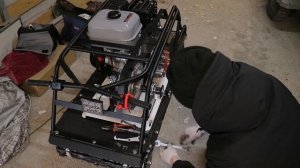 Рекорд скорости на мотособаке 18 л.с.