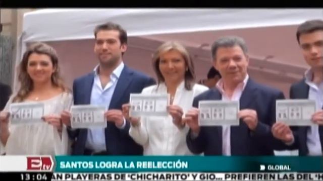 Juan Manuel Santos gana reelección en Colombia y promete paz con las FARC/ Global смотреть онлайн