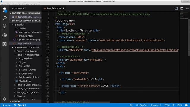 USO DE LA PALETA DE COLORES EN BOOTSTRAP 4 смотреть онлайн