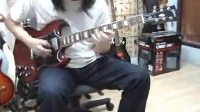 CHATREEO PLAYS GIBSON SG STANDARD RED DEVIL смотреть онлайн