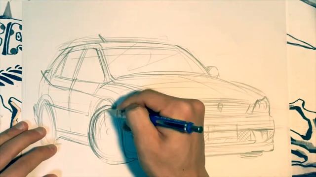 PRODUCT SKETCHES TOYOTA ALTEZZA смотреть онлайн