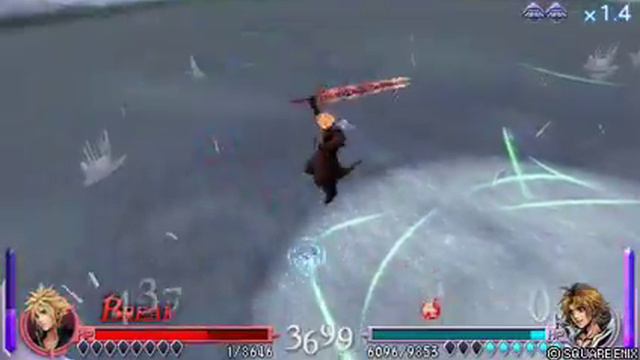 DISSIDIA FINAL FANTASY Cloud Strife vs Tidus смотреть онлайн