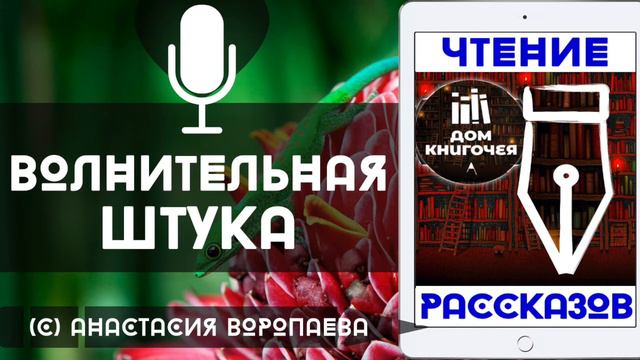 ВОЛНИТЕЛЬНАЯ ШТУКА— АУДИО ЧТЕНИЕ РАССКАЗОВ в Доме Книгочея (Анастасия Воропаева) смотреть онлайн