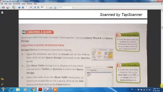 Class 8 Computer Lesson 5 : Working with Queries Explanation | Class 8 Computer Chapter 5 explain смотреть онлайн