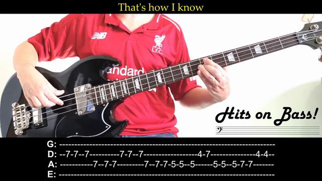 Like dreamers do (The Applejacks) ― Bass cover with tabs and lyrics смотреть онлайн