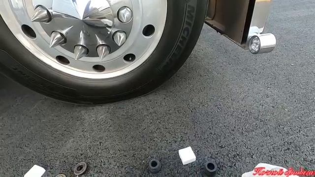 KENWORTH W900L ЗАМЕНА АМОРТИЗАТОРОВ