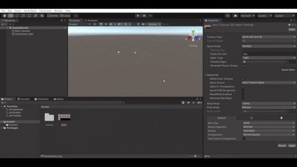 Add gif file to unity3D : create sprite from gif file