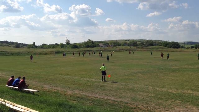 Футбол Атлетик В. Михайловка - Шинник Любашевка часть 1 смотреть онлайн