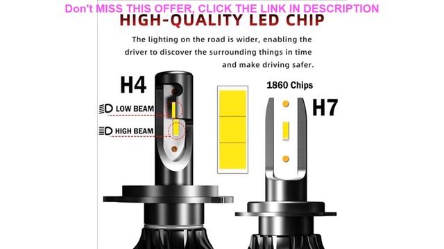 Top BraveWay H4 Led Bulbs H1 H3 H11 H7 LED H8 Ice Lamp for Atuo Diode Lamps for Cars HB4 9006 HB3 9 смотреть онлайн