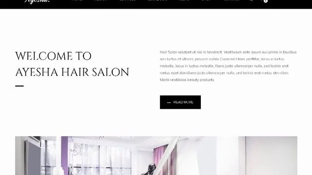 Ayesha - Hairdressers and Beauty Salons WordPress Theme | Themeforest Templates смотреть онлайн