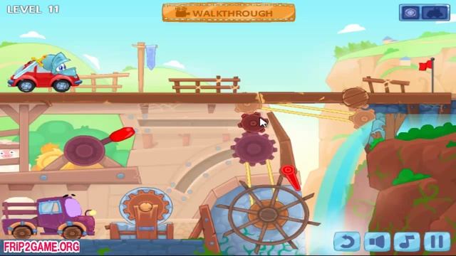 Wheely 6 Fairytale Walkthrough Level #11 (3 Stars) смотреть онлайн