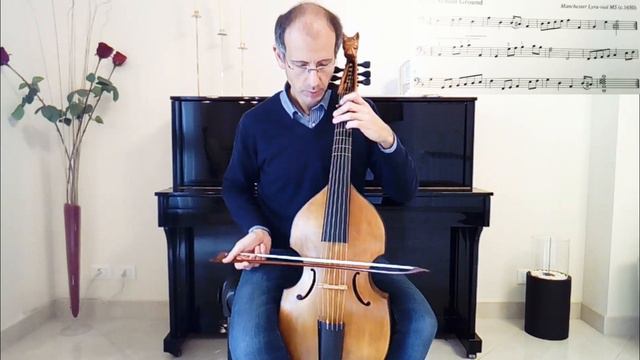 A SCHOOL GROUND FROM MANCHESTER LYRA-VIOL MS (c. 1650)