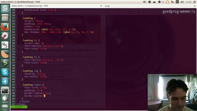 Простой лэндинг на GitHub pages и Google forms (HTML+CSS) смотреть онлайн