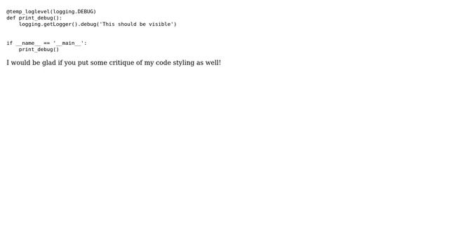Code Review: Making a decorator with arguments in a flat manner смотреть онлайн