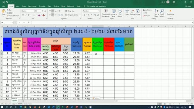 Microsoft Office Excel 2019 for beginner guide how to use formula AVERAGE() смотреть онлайн