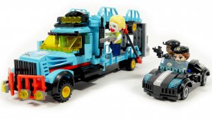 Собираем из LEGO Грузовик - Qman Спецназ Полиции 1929 Уличные войны