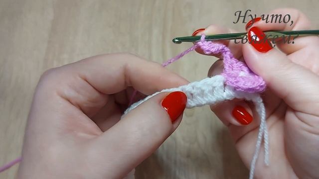 ?3D НОВИНКА! Узор крючком МАКАРОНЫ? (вязание крючком для начинающих) смотреть онлайн