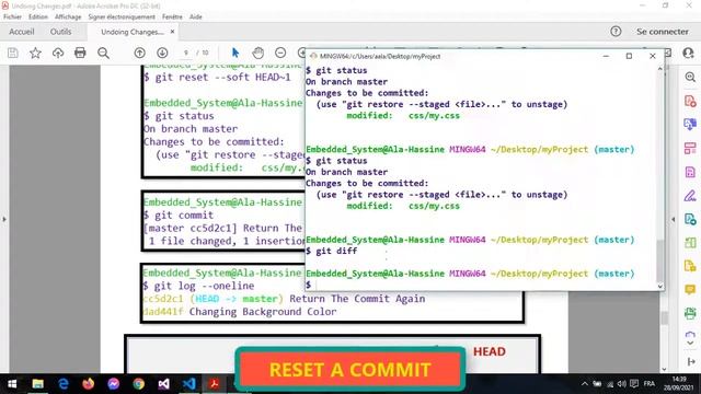 #36 : Course Git && Github | Undoing Changes | Reset A Commit | Git Reset Mixed/Soft/Hard | Part 4 смотреть онлайн
