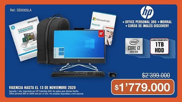 Compra tu computador de escritorio HP DD0005la en Alkosto смотреть онлайн