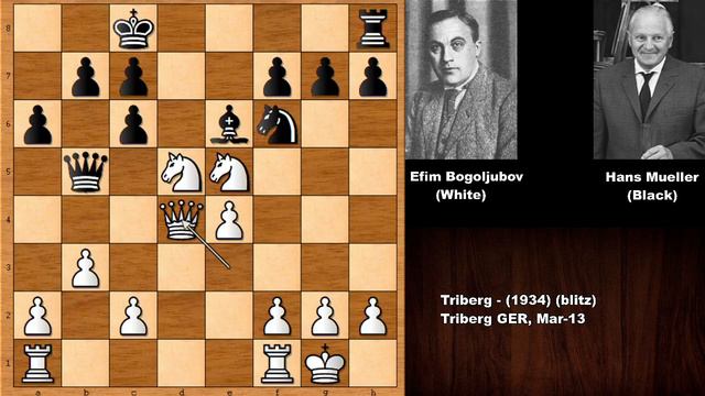 Guess The Tricky Move: Efim Bogoljubov vs Hans Mueller - Triberg (1934) смотреть онлайн