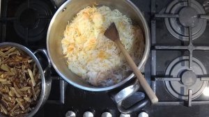Щи из квашеной капусты и сушеных белых грибов. Постное, веганское, вегетарианское