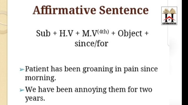 Present Perfect Progressive Tense смотреть онлайн