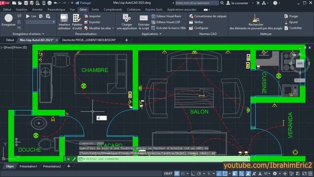 Comment Utiliser les Lisps Electrique Sur AutoCAD смотреть онлайн